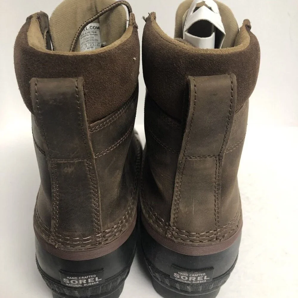 Sorel Men’s Cheyanne II Brown Snow Boots, Size 8.5M